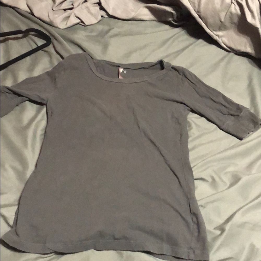 Grey half sleeve shirt